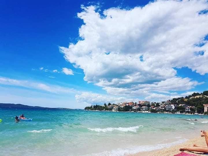Braco Apartments By The Sea With A Sea View Zaboric Εξωτερικό φωτογραφία
