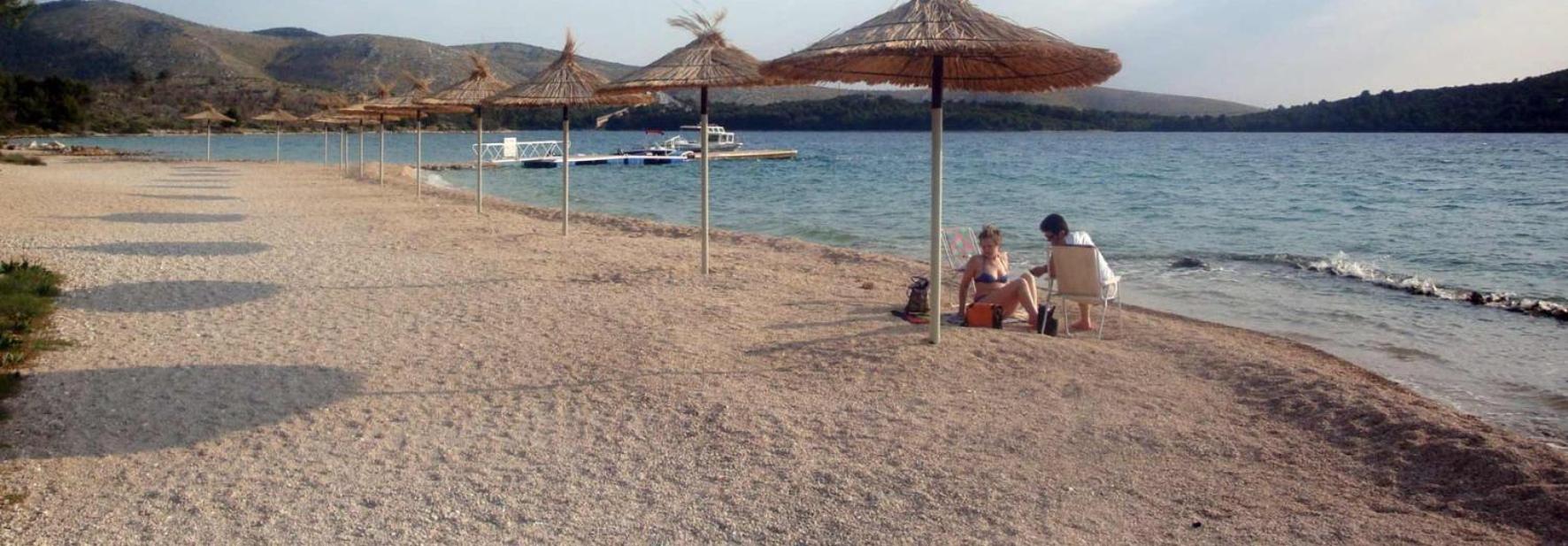 Braco Apartments By The Sea With A Sea View Zaboric Εξωτερικό φωτογραφία